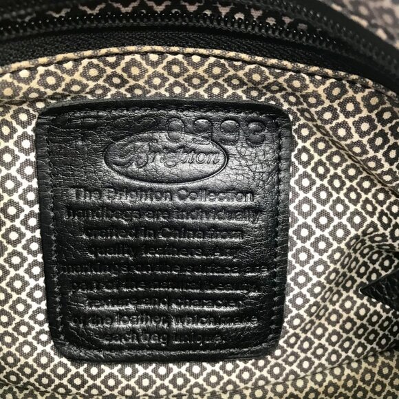 Brighton Black Pebbled Leather Preety Tough Rox Crossbody - Picture 10 of 12